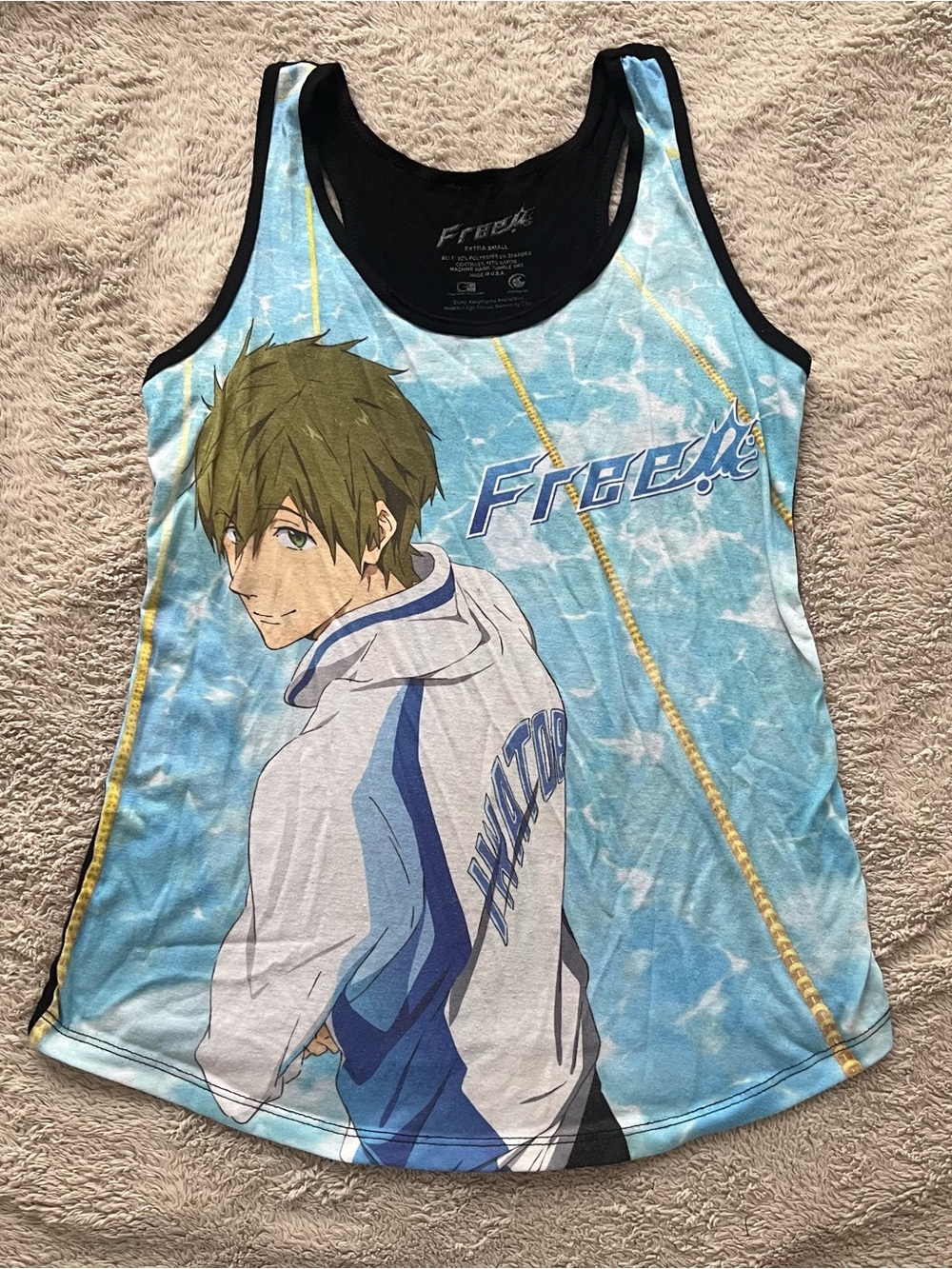 Hot Topic Free! Makoto Tachibana Tank Top XS